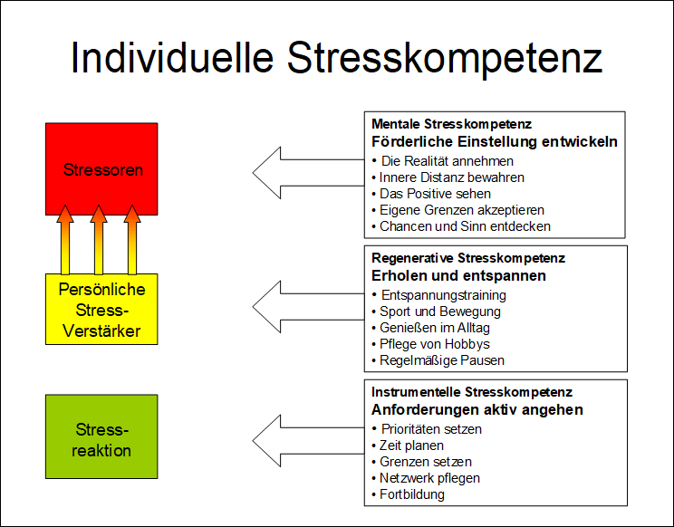 Lexikon | Komponenten des Stressmanagements