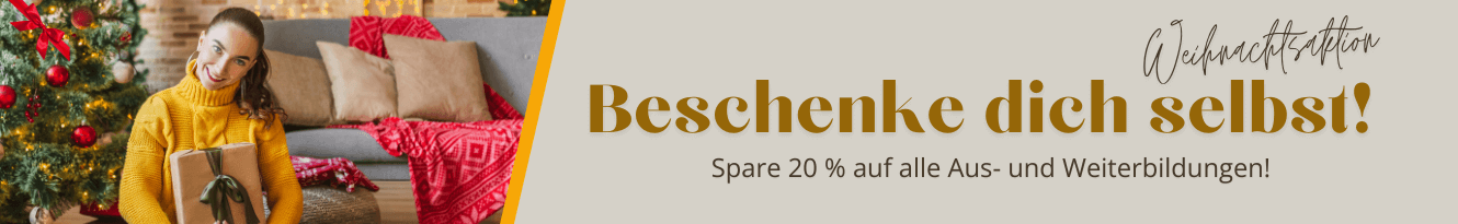 Spare 20 % Rabatt auf deine Aus- und Weiterbildungen!